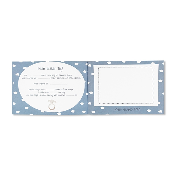 Erinnerungsheft "Hallo Wunder", Hellblau Erinnerungsheft "Hallo Wunder", Hellblau