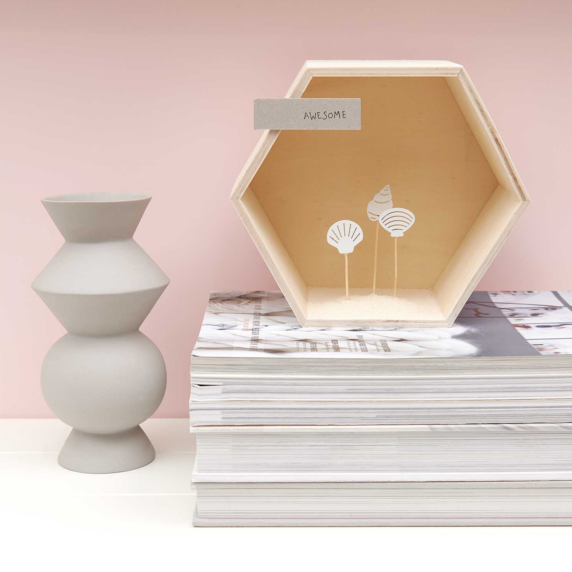 Deko-Picker "Weiße Muschel" 6 Stück Deko-Picker "Weiße Muschel" 6 Stück