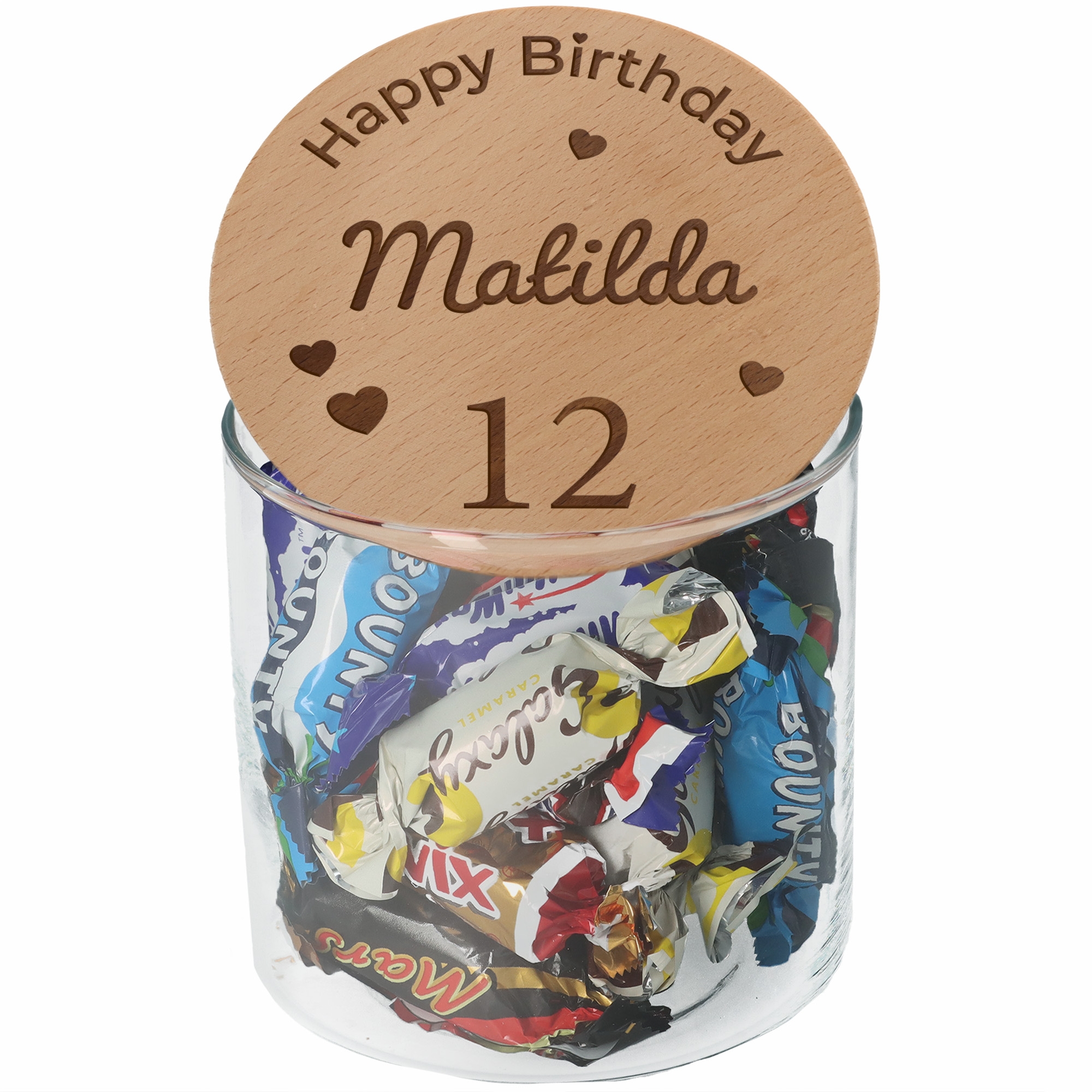 8d7b0a0dd4b35c602a5eefe91c8cd81e23eaa760 Geschenkglas Happy Birthday mit Herzen