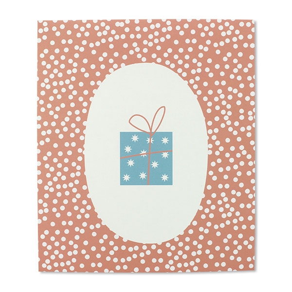 Geschenk- und Adventskalendertütchen "Geschenk" Rosa/Weiß