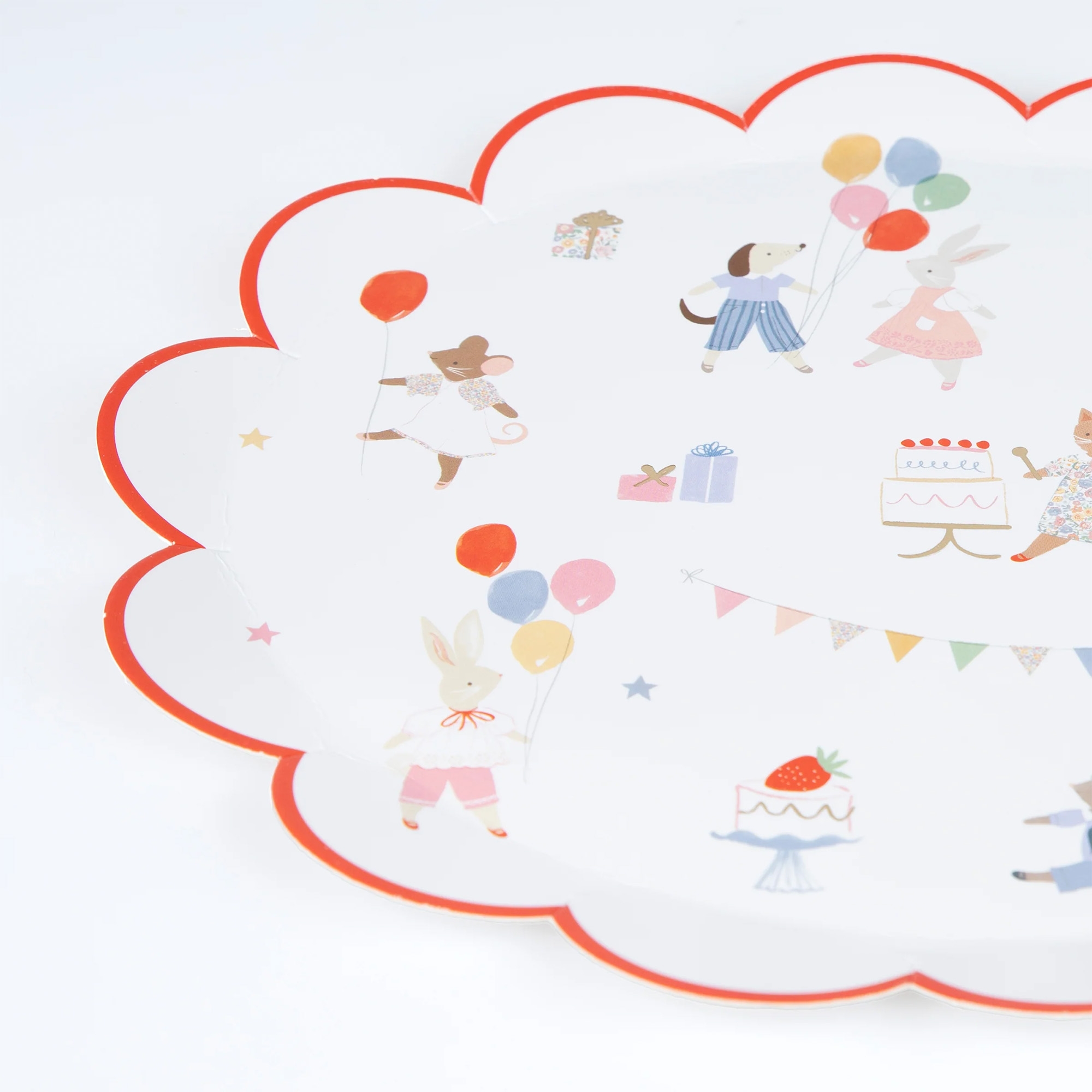 Meri Meri - 8 Pappteller "Animal Friends" Leute, Person