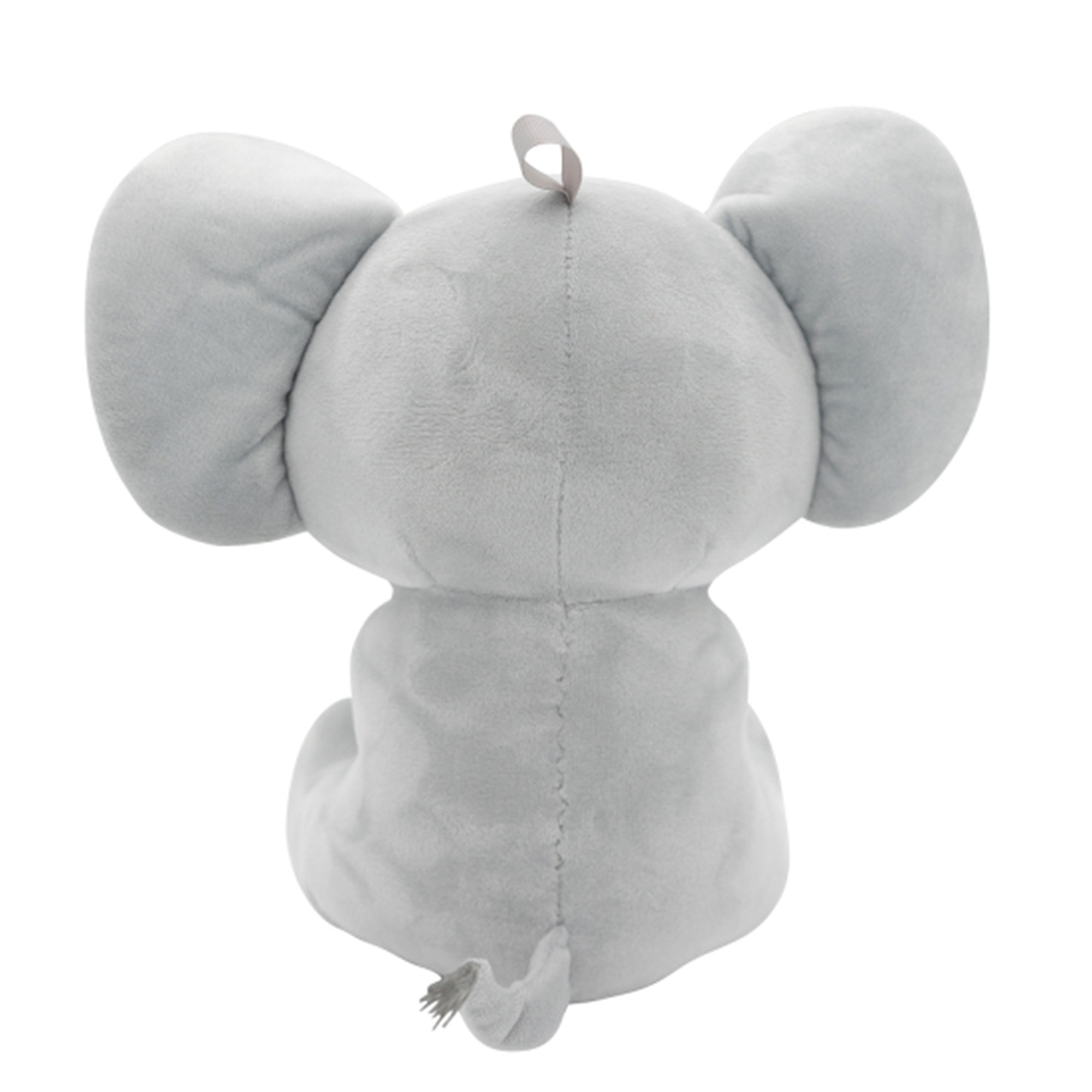2-in-1 Plüschtier-Ballongewicht "Elefant mit rosa Ohren" 21 cm Kissen, Dekoration für Zuhause, Spielzeug, Plüsch