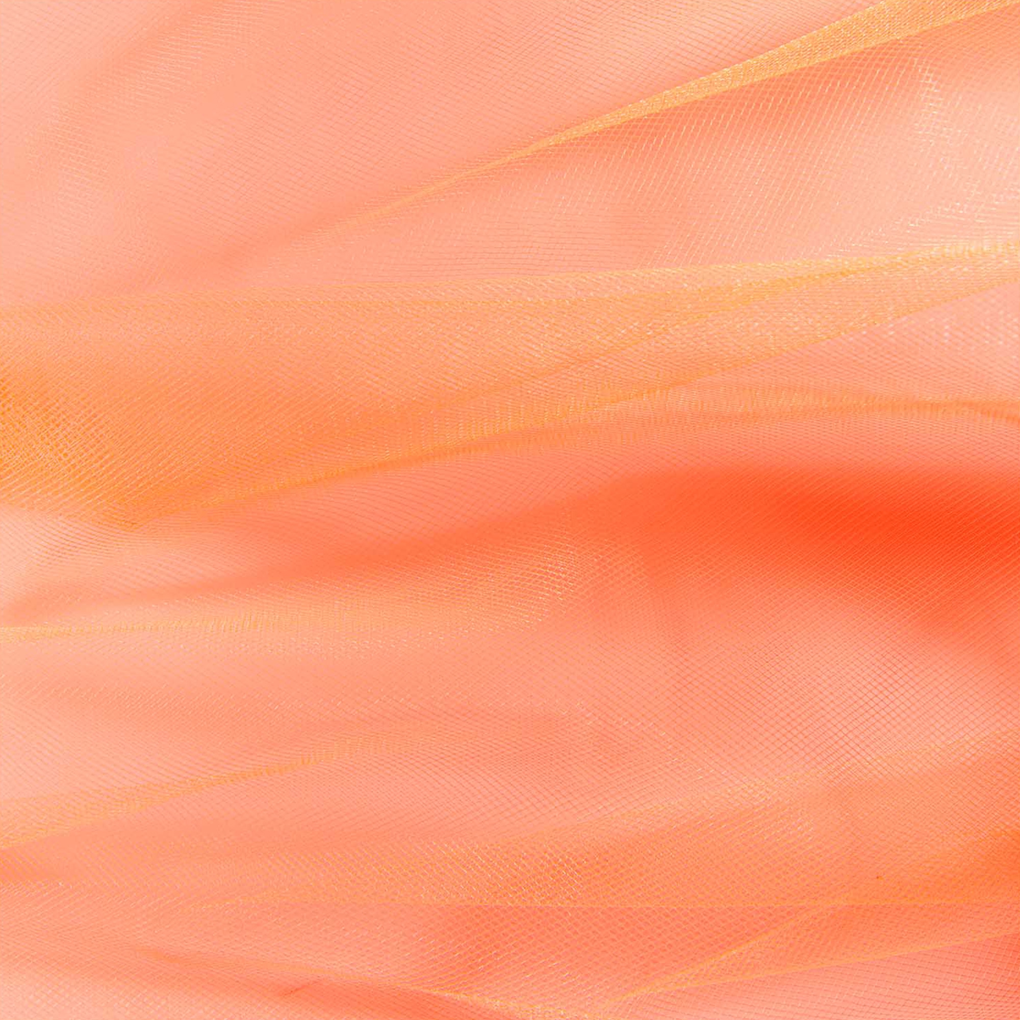 Tüll in Neon Orange 5 m x 50 cm Tüll in Neon Orange 5 m x 50 cm