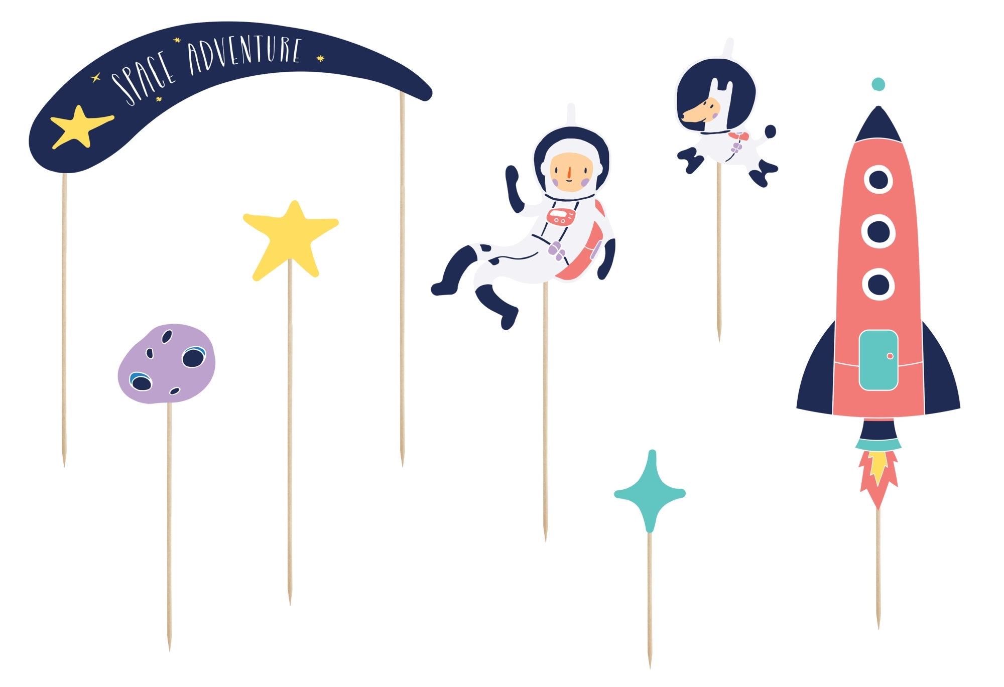 Weltraum - Kuchendekoration Weltraum - Kuchendekoration