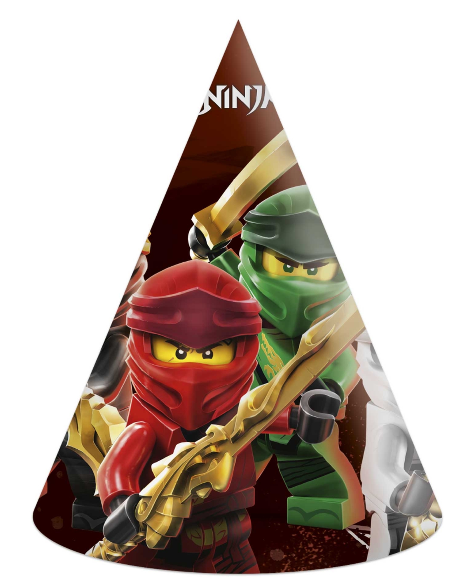 Ninjago - 6 Partyhüte Ninjago - 6 Partyhüte