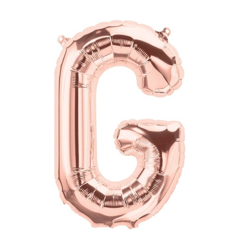 Luftballon Buchstabe G Roségold 40cm