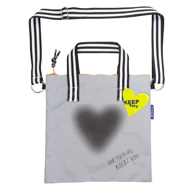 Minibag Crossover reflektierend "Future needs you" Minibag Crossover reflektierend "Future needs you"