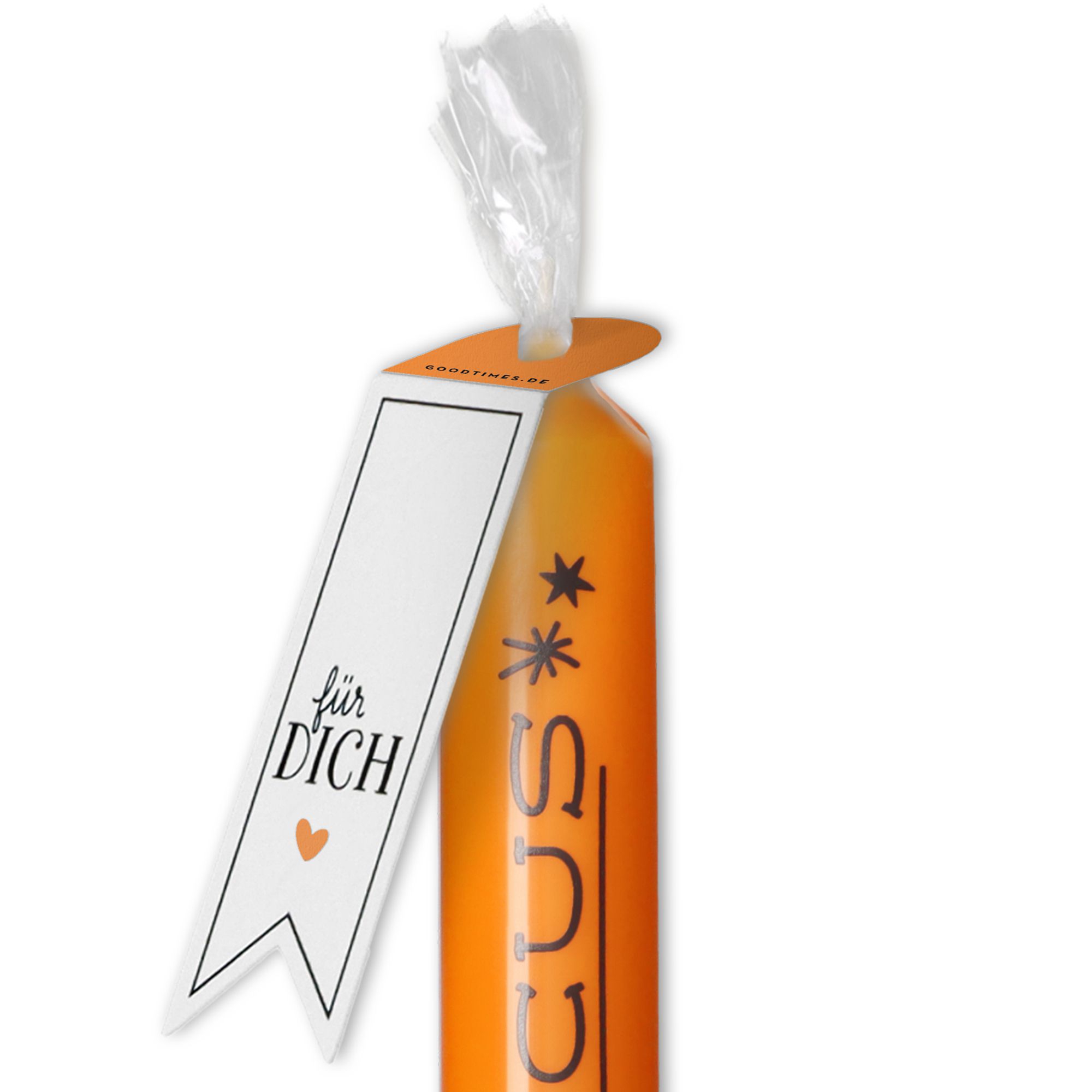 Stabkerze Orange "Hocus Pocus" Stabkerze Orange "Hocus Pocus"