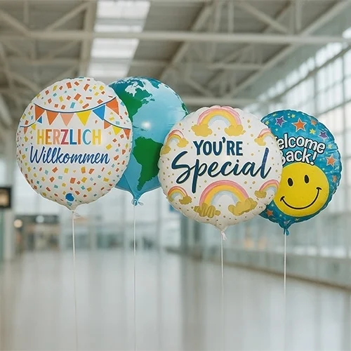 balloons, dekor, geburtstag, party, foil balloons