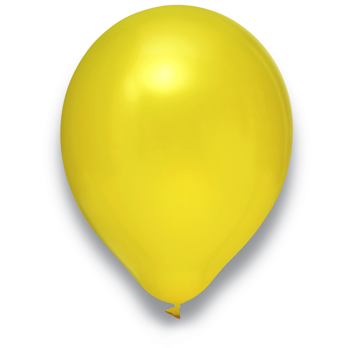 Latexballon Metallic Gelb 50 Stück Ø 30cm