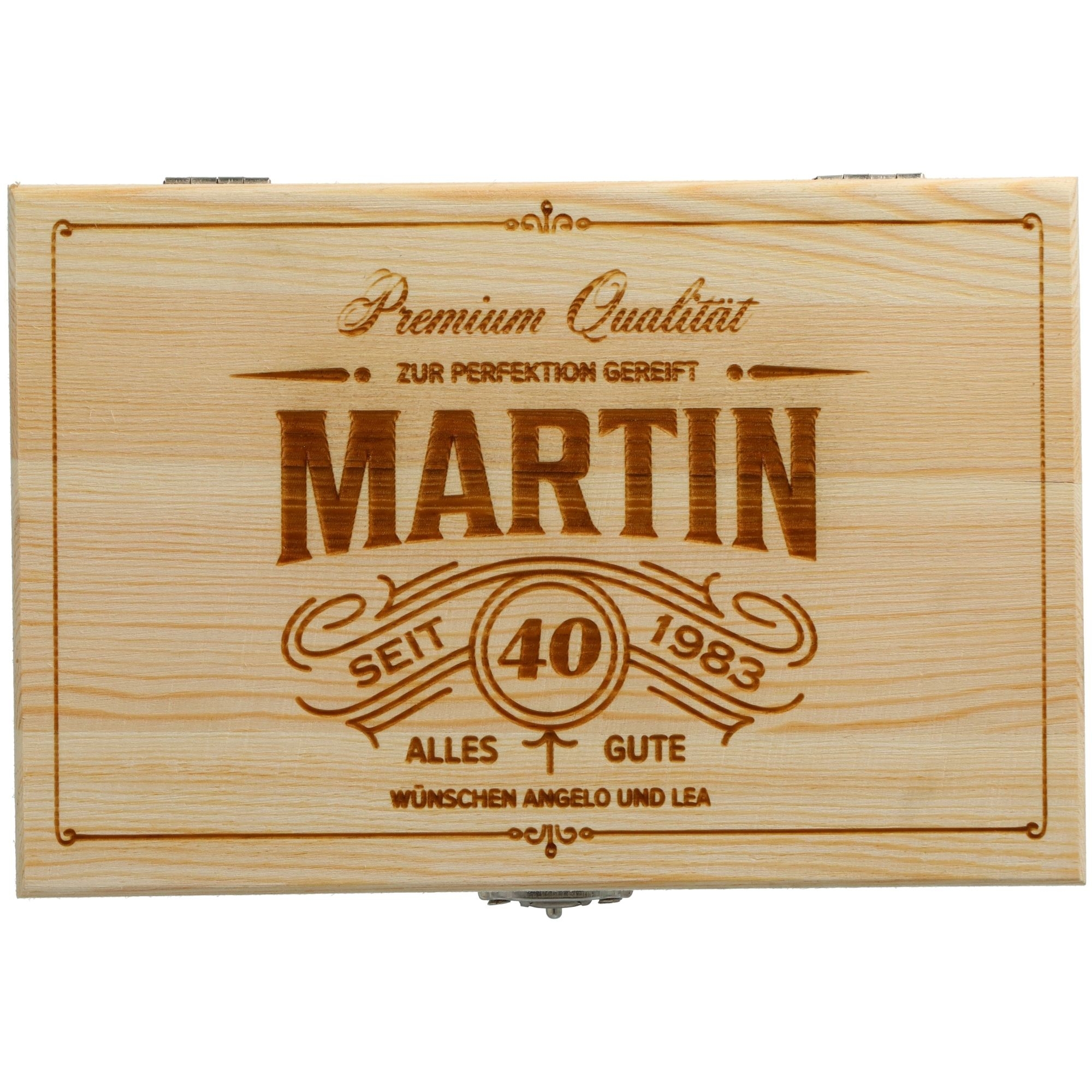 Geschenkbox Geburtstag Label mit "Name & Alter" Geschenkbox Geburtstag Label mit "Name & Alter"