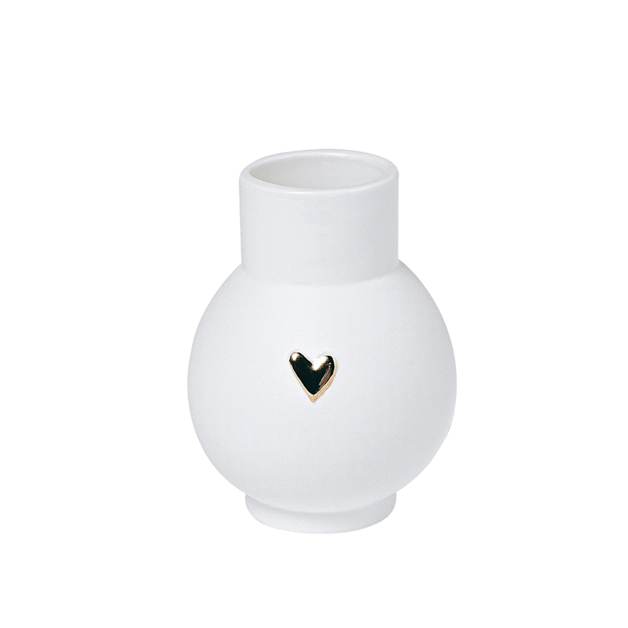 Räder Design - Mini-Kugelvase "Herz Gold" Räder Design - Mini-Kugelvase "Herz Gold"