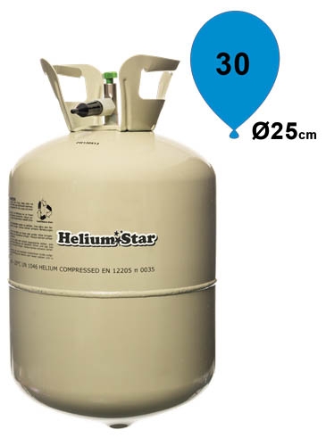 Helium Einweg-Flasche 0,25 m³