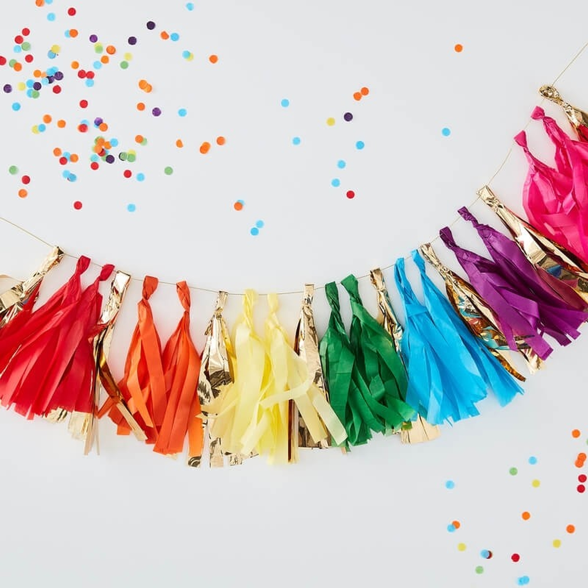 Tassel Girlande "Regenbogen" 1,5 m