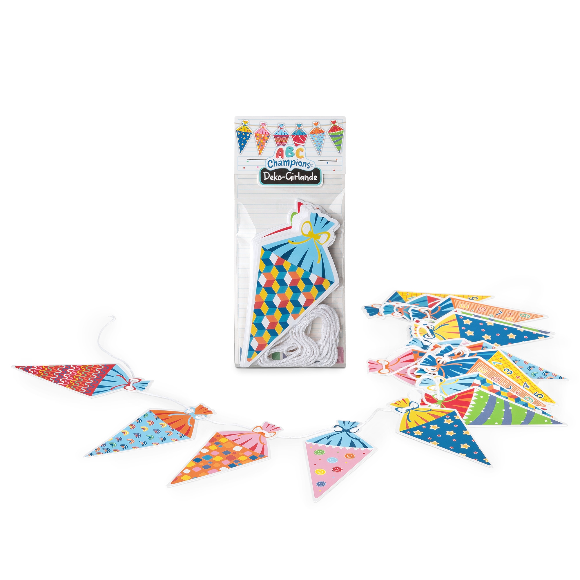 ABC Champions - Girlande "Schultüten" ABC Champions - Girlande "Schultüten"