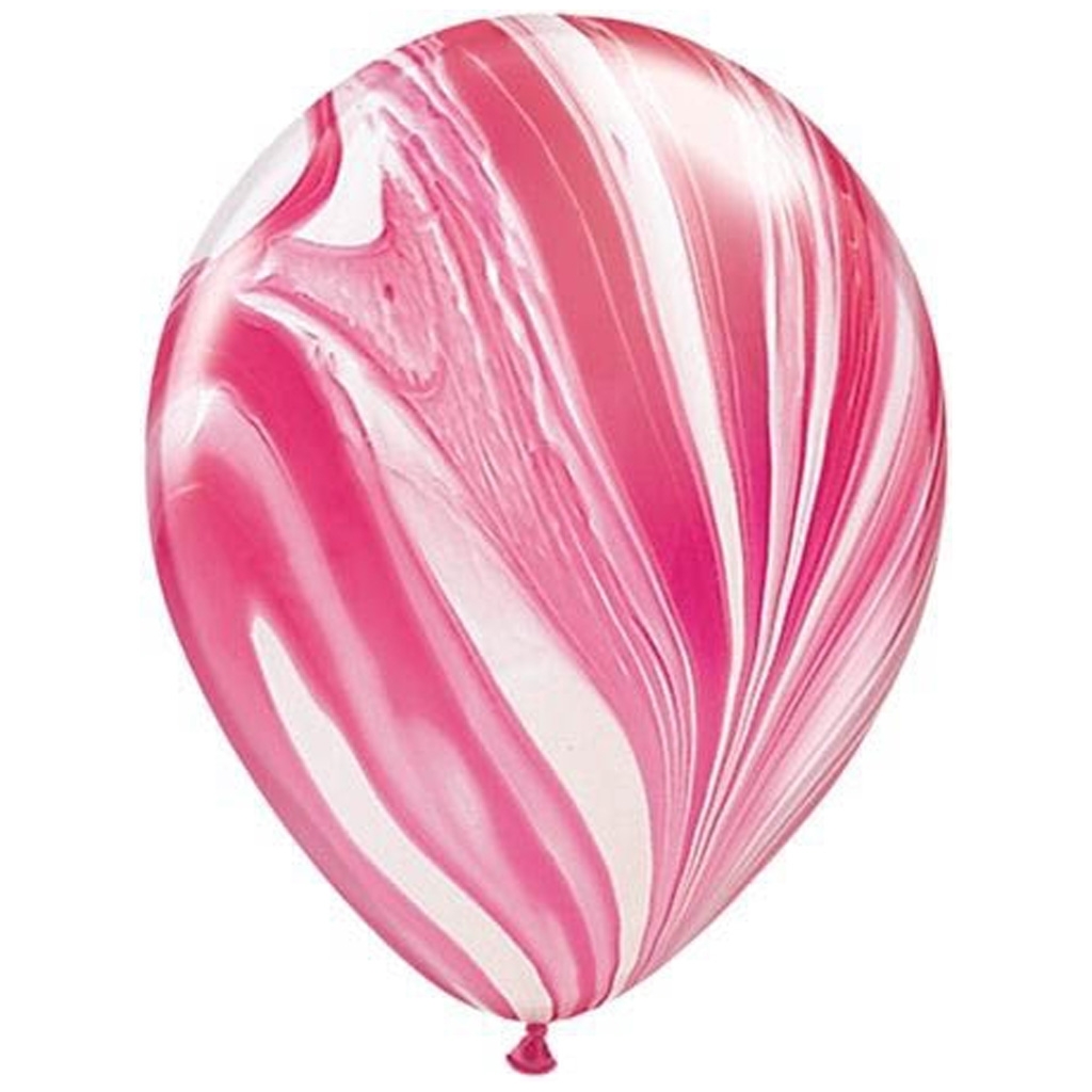 Balloon, Pink, Marbled, Latex balloon, Decoration