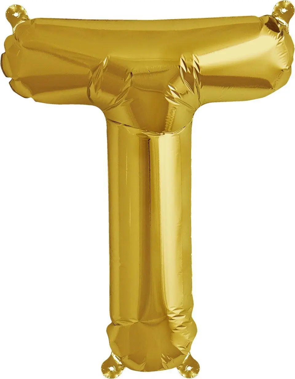 Luftballon Buchstabe T Gold 40cm