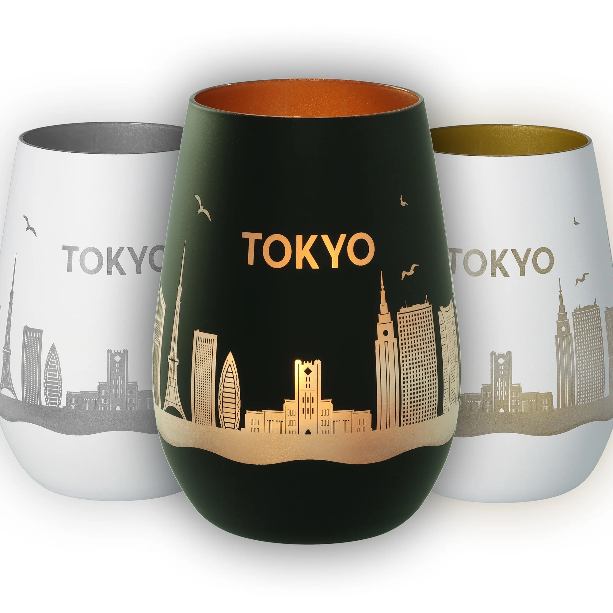 Tokyo, Künstlerbecher, Urlaubsgeschenk, Stadt skyline, Becher aus Keramik