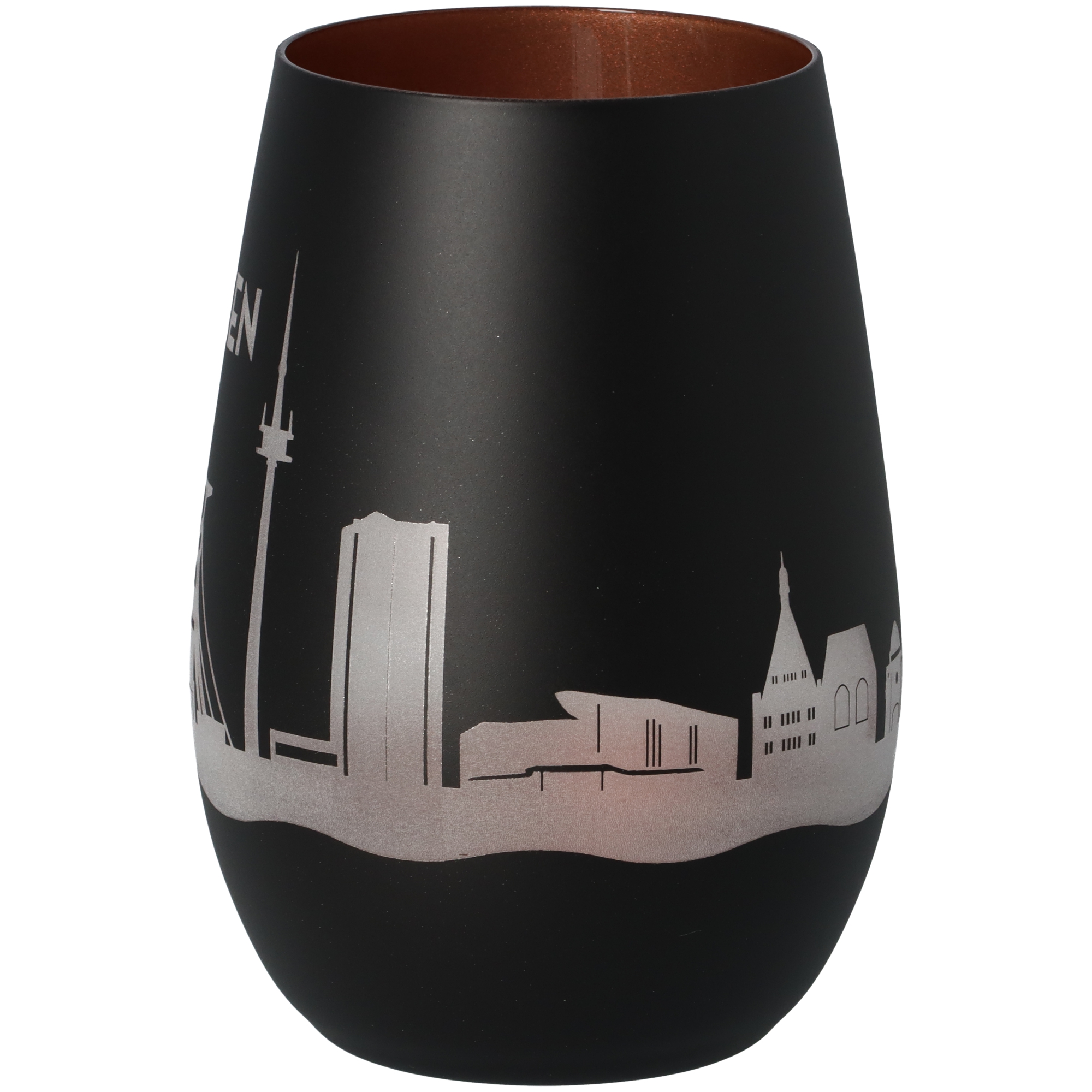 Windlicht Skyline Essen Schwarz/Bronze Windlicht Skyline Essen Schwarz/Bronze