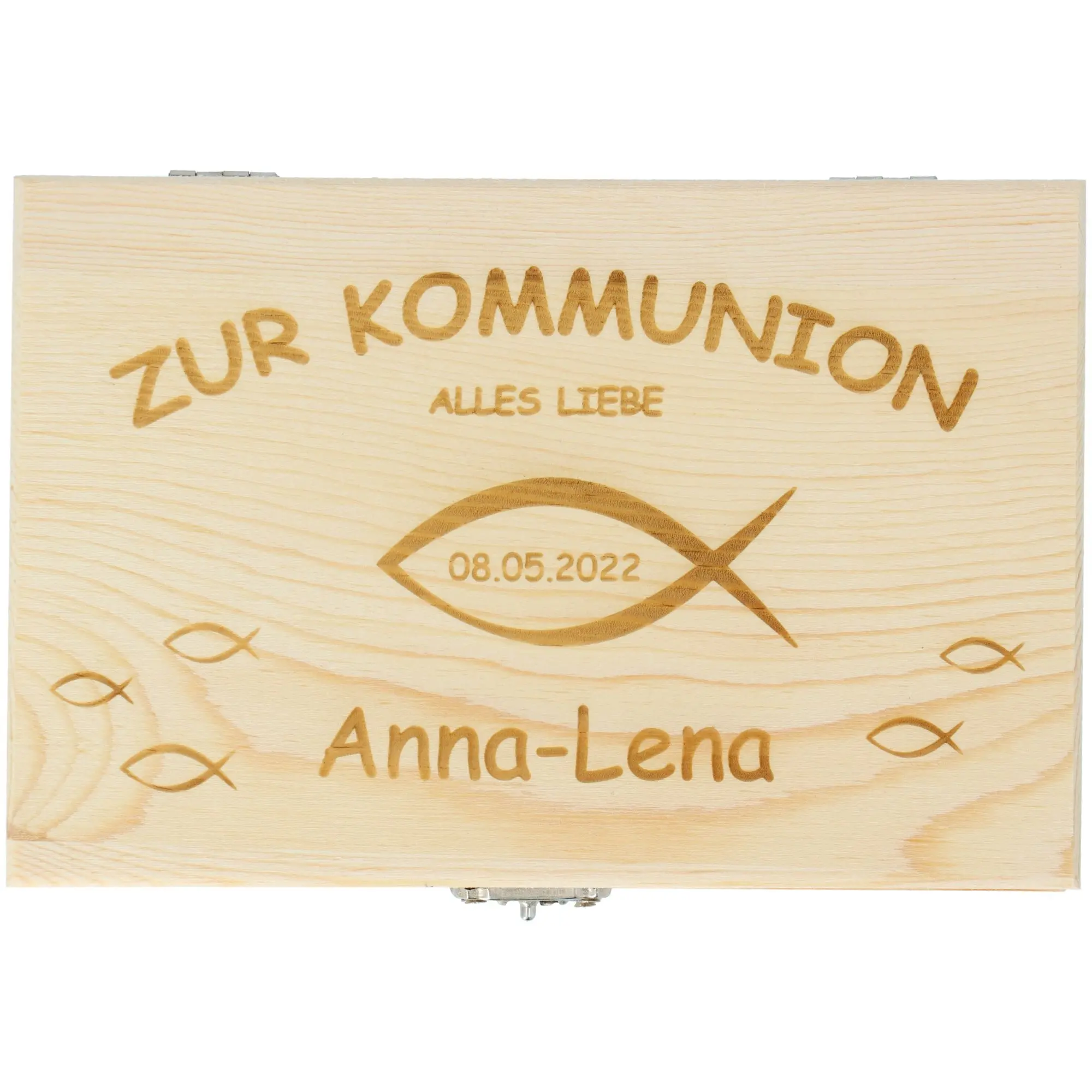 Holzbox, Holzbox Gravur, Personalisierte Box, Lasergravur, Namensbox