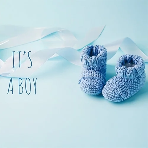 baby booties, knitted booties, blue color, crochet, ribbon background