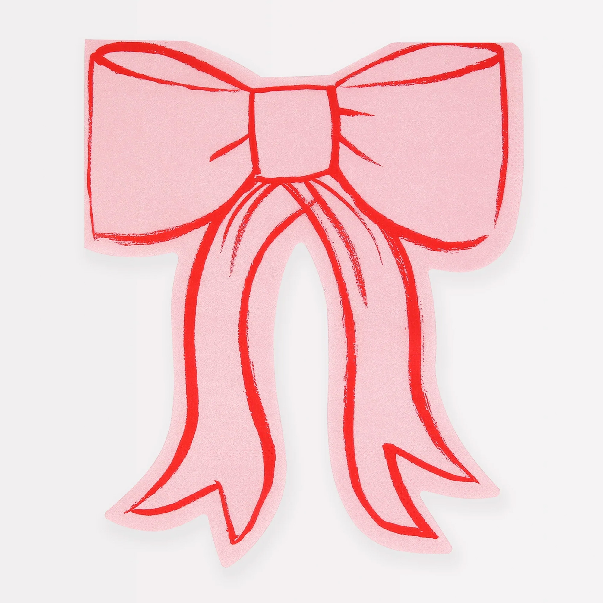 Meri Meri - 16 Servietten "Schleife" Zubehor, Formelle Kleidung, Krawatte, Fliege