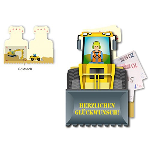 Baustelle - Glückwunschkarte "Radlader" Baustelle - Glückwunschkarte "Radlader"