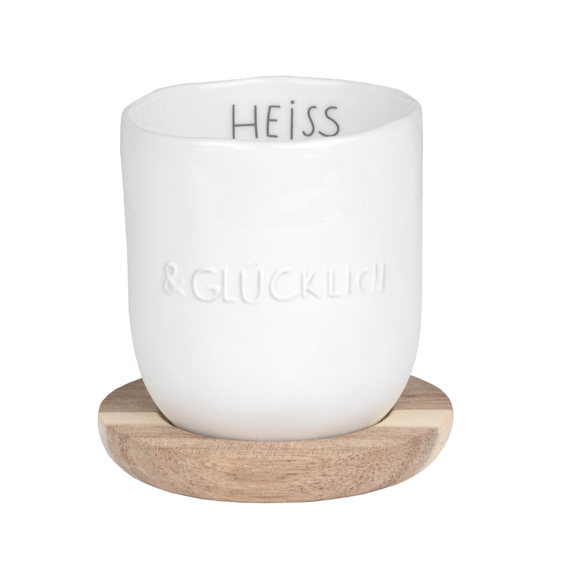 Räder Design - Espressobecher "Heiss & Glücklich", 100 ml