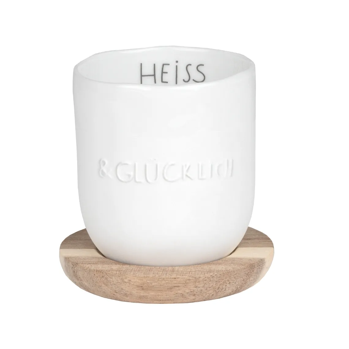 Räder Design - Espressobecher "Heiss & Glücklich", 100 ml