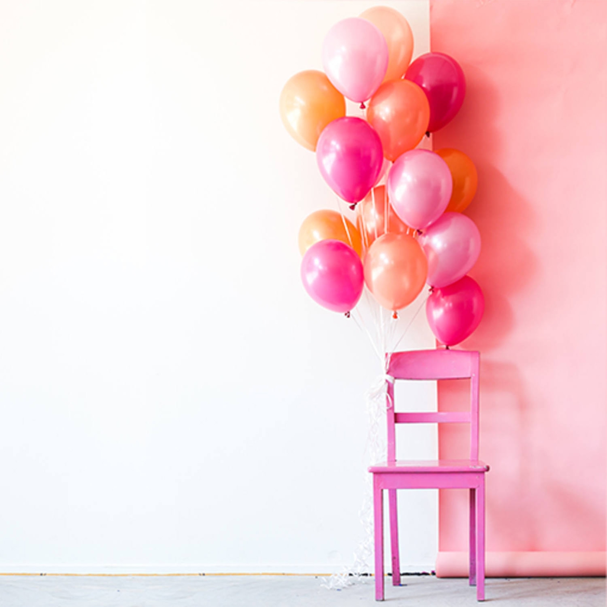 15 Latexballons im Set "Peachy Flamingo" Ø 33cm Ballon, Leute, Person