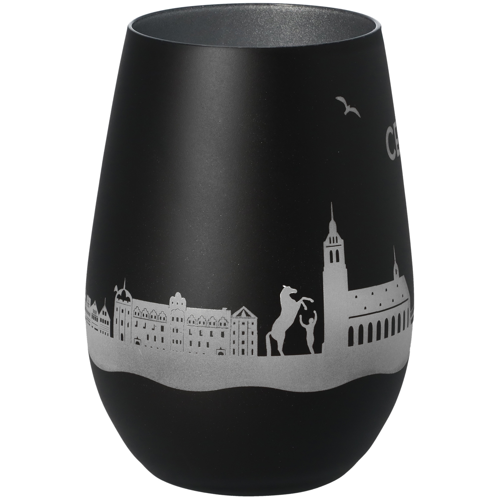 Windlicht Skyline Celle Schwarz/Silber Windlicht Skyline Celle Schwarz/Silber