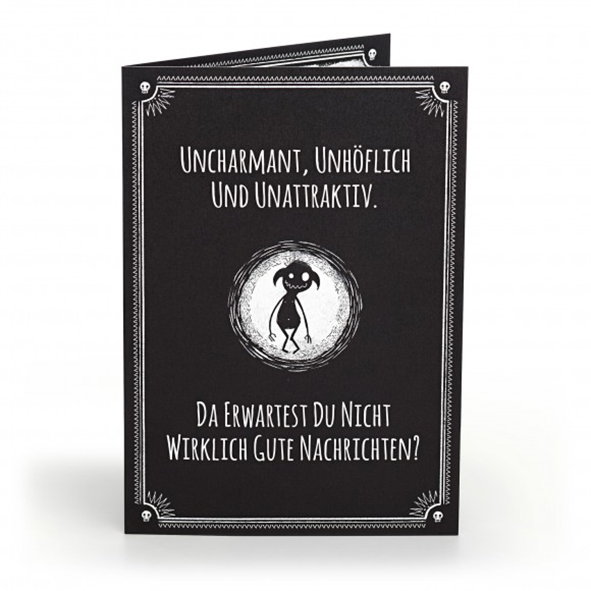 Pechwunschkarte "Uncharmant"