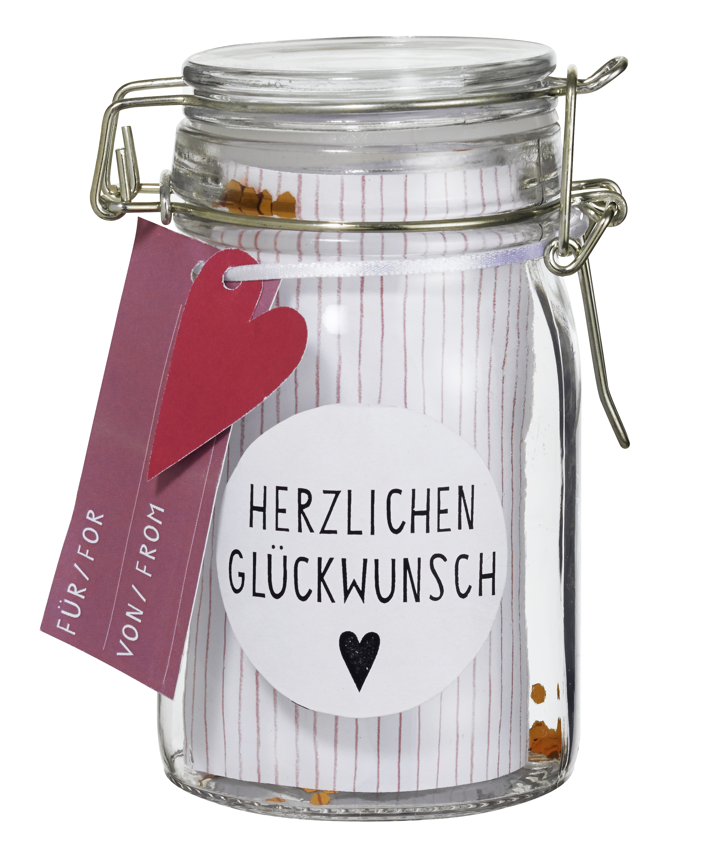 Räder Design - Geschenkglas "Herzlichen Glückwunsch" Krug