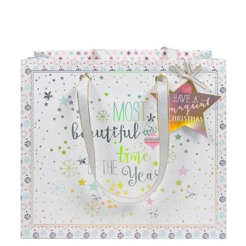 Geschenktasche Most beautiful time of the year Geschenktasche Most beautiful time of the year