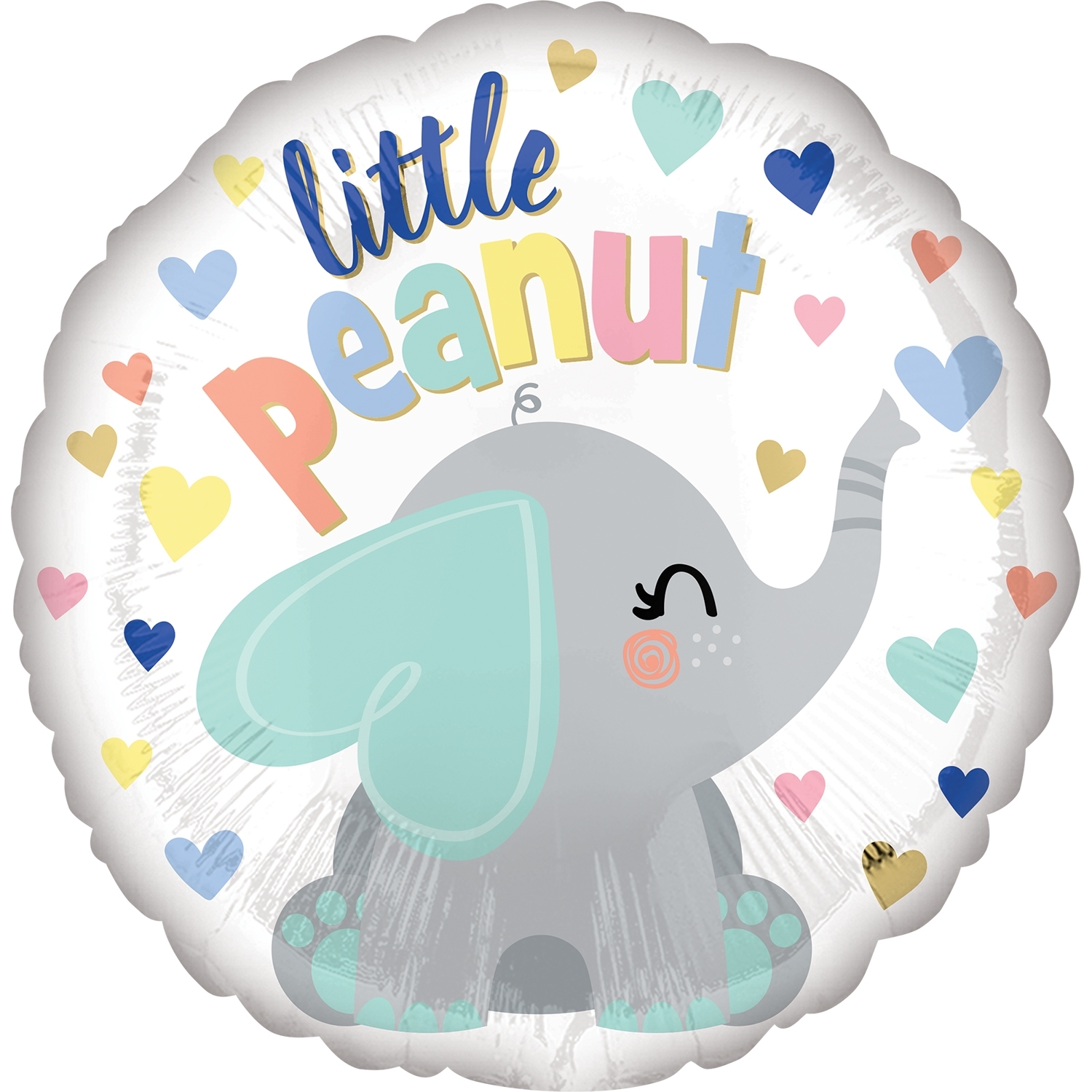 Folienballon "Little Peanut" Elefant 45cm