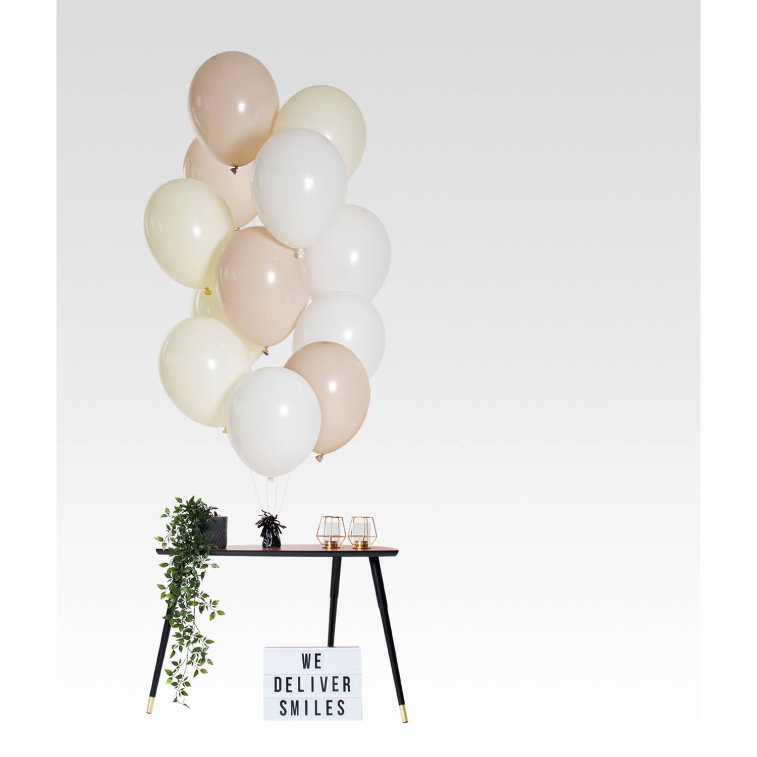 12 Latexballons im Set "Nearly Nude" Ø 33cm