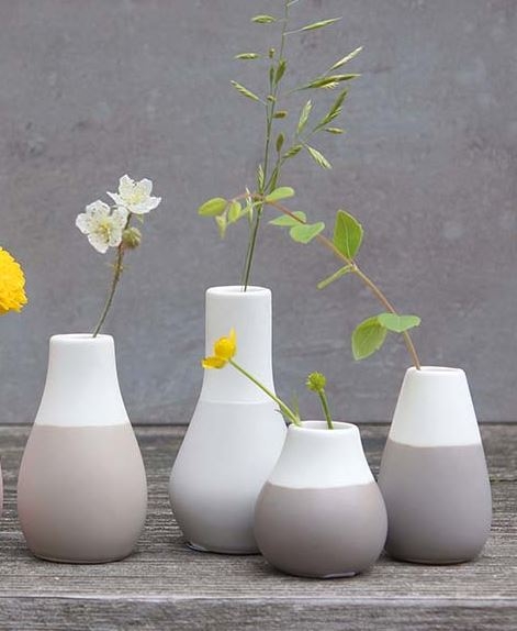 Räder Design - Mini Pastellvasen 4er Set, Grau Räder Design - Mini Pastellvasen 4er Set, Grau
