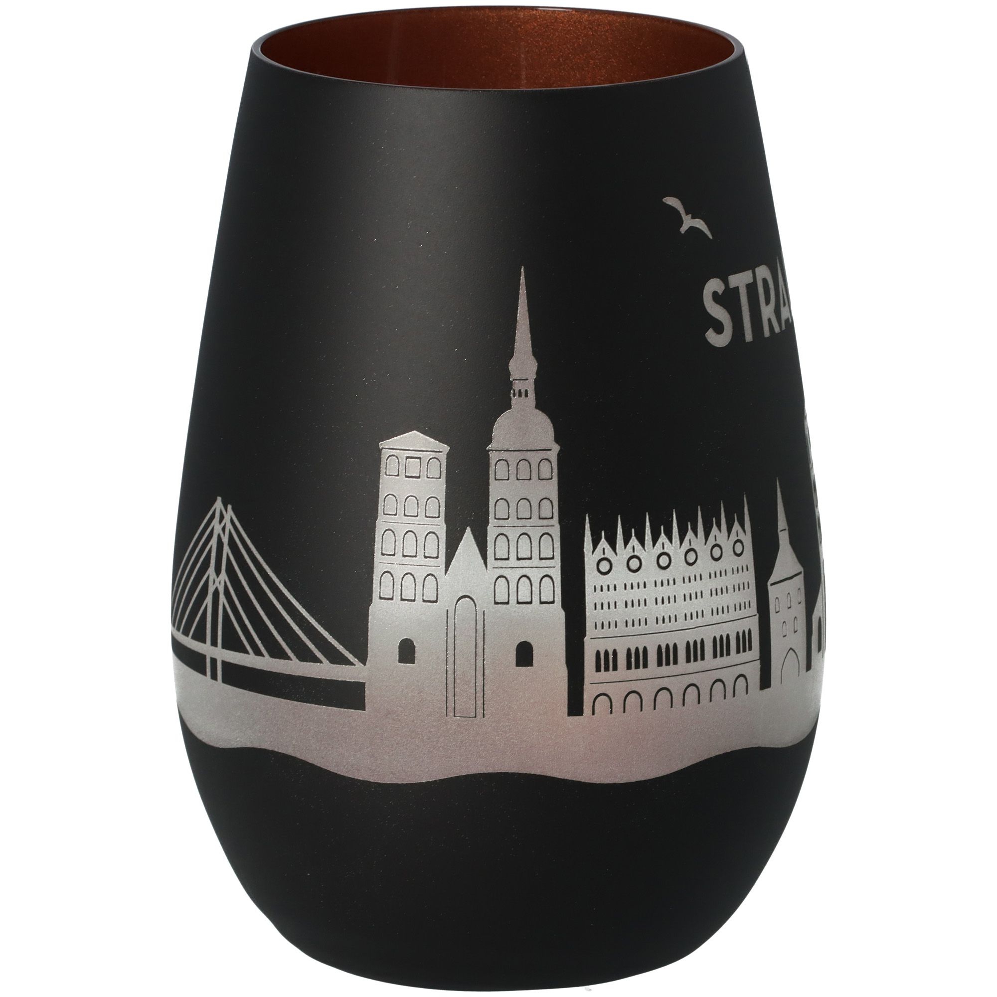 Windlicht Skyline Stralsund Schwarz/Bronze Windlicht Skyline Stralsund Schwarz/Bronze