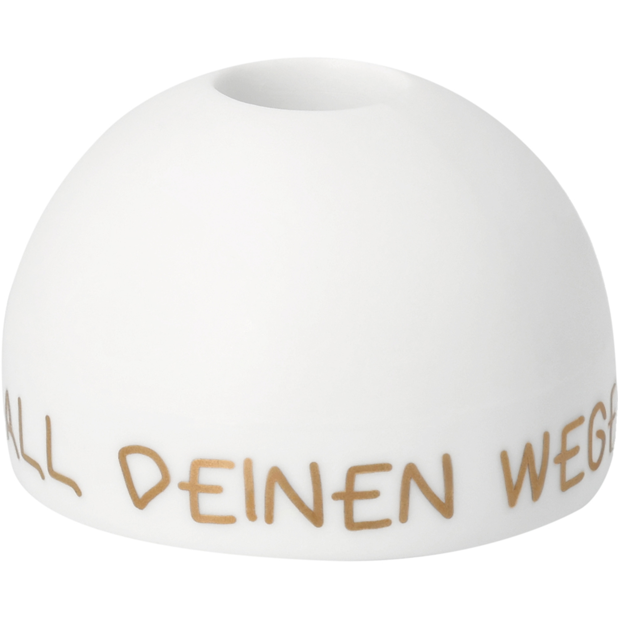 Hut, Ø opening, Keramik, weiße Oberfläche, Wort-Design