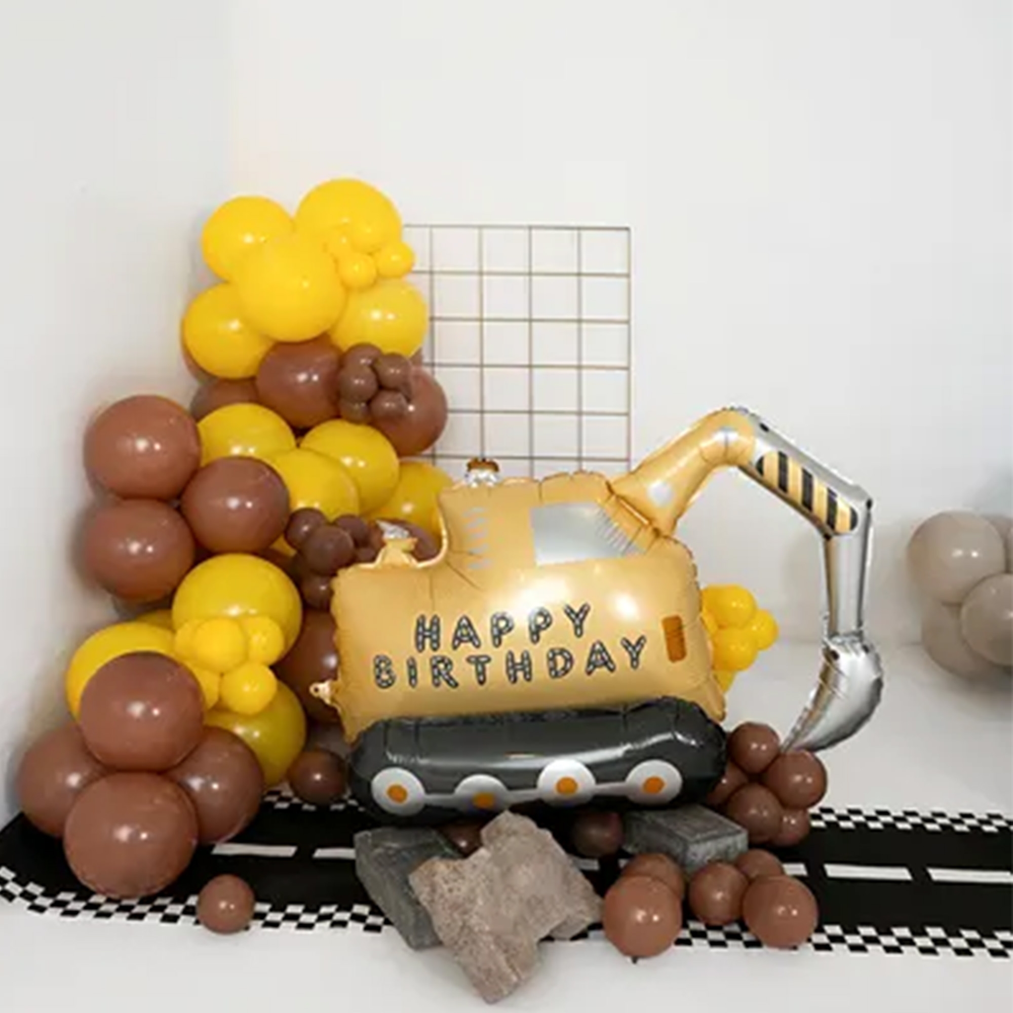 Folienballon "Bagger" NUR LUFTBEFÜLLUNG 105cm Folienballon "Bagger" NUR LUFTBEFÜLLUNG 105cm