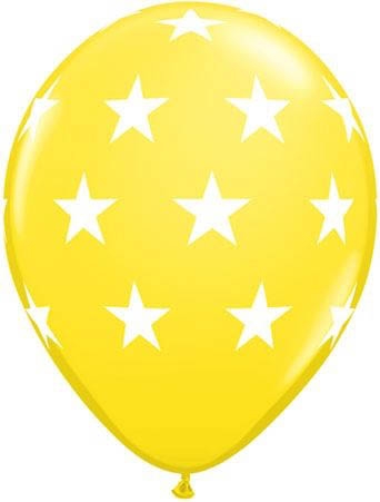 Qualatex Latexballon Big Stars verschiedene Farben Ø 30cm