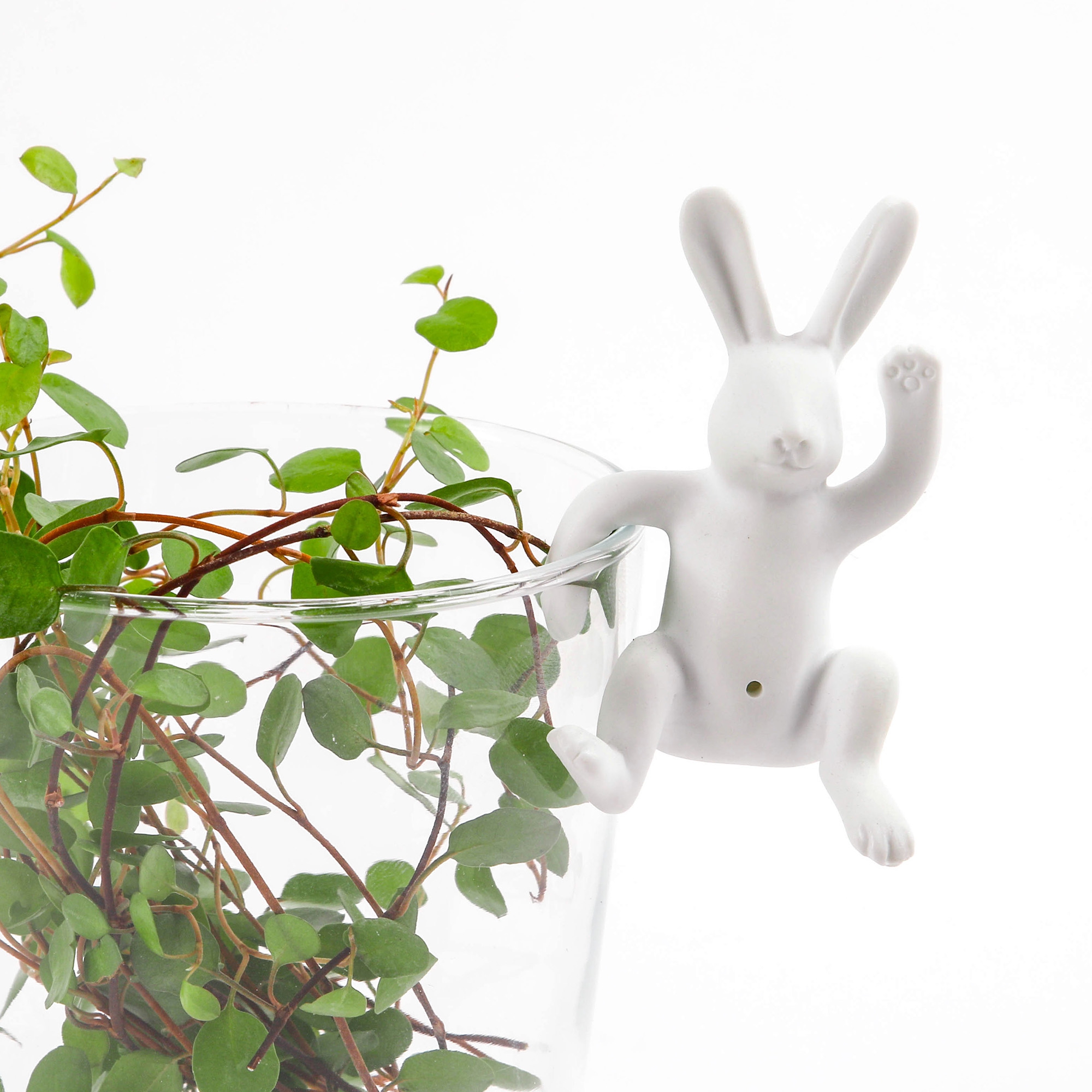 Porzellan Kletterhase "Schwarzbommel" Porzellan Kletterhase "Schwarzbommel"