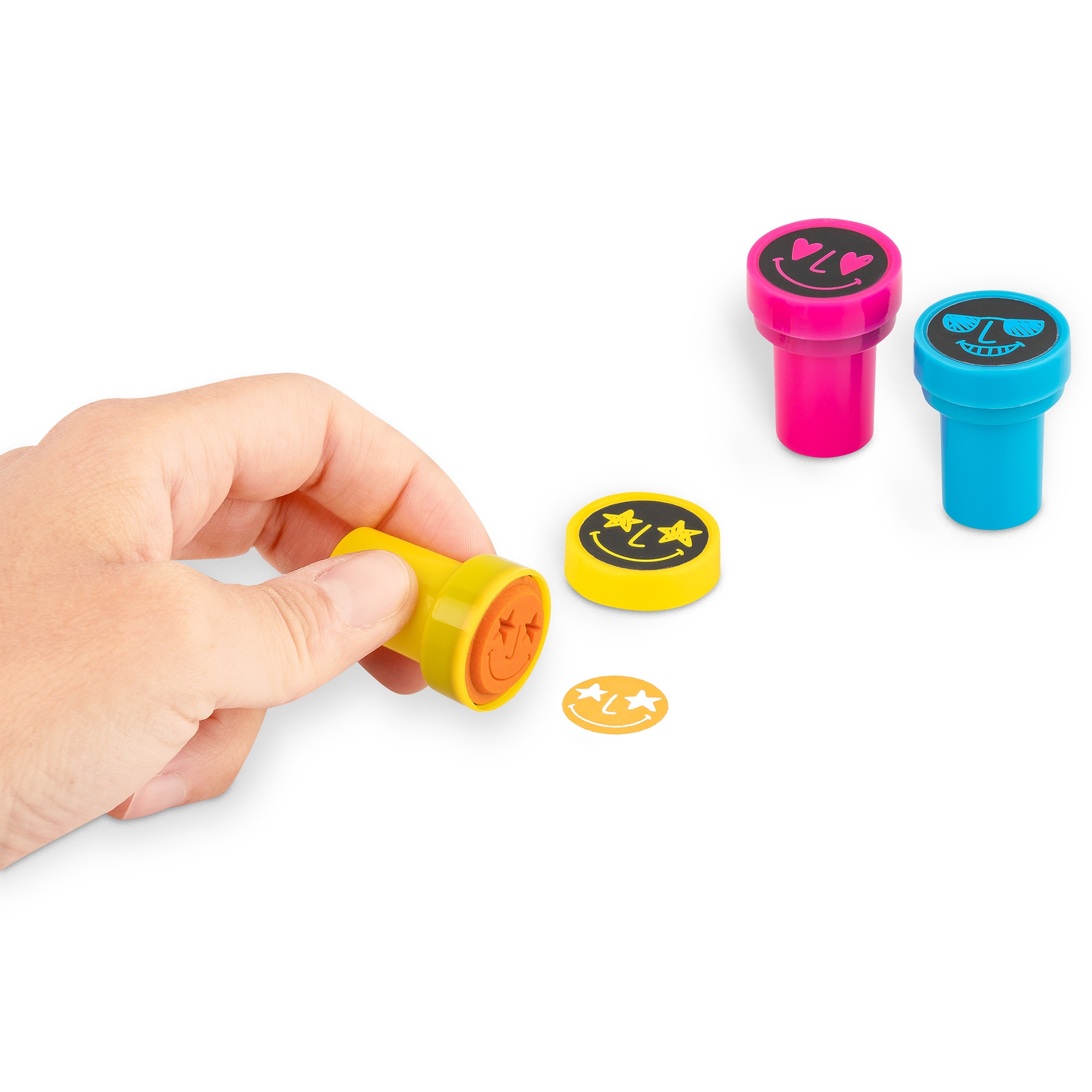 Selbstfärbender Stempel "Smileys" Selbstfärbender Stempel "Smileys"