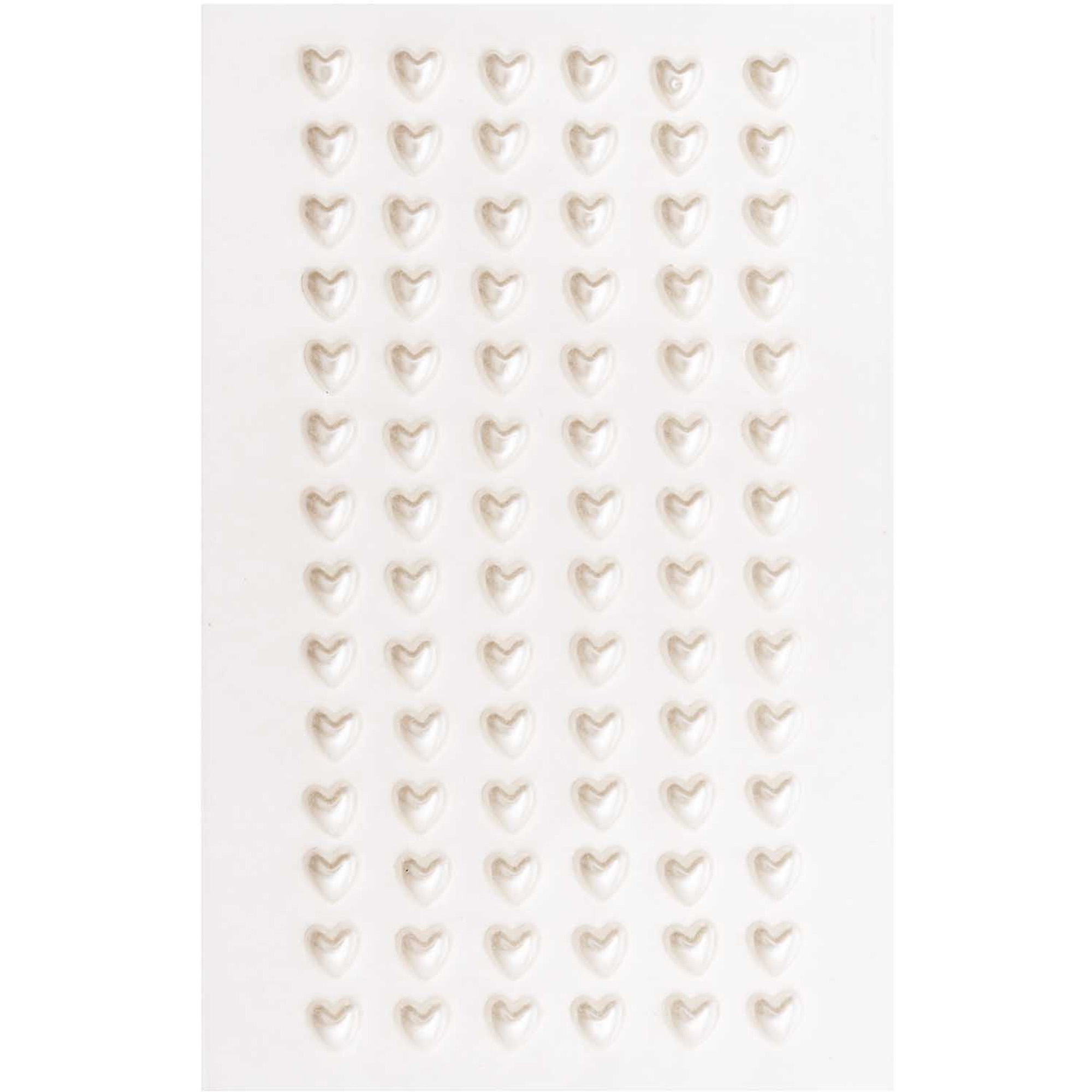 3D Sticker "Herz Perlen" 84 Stück