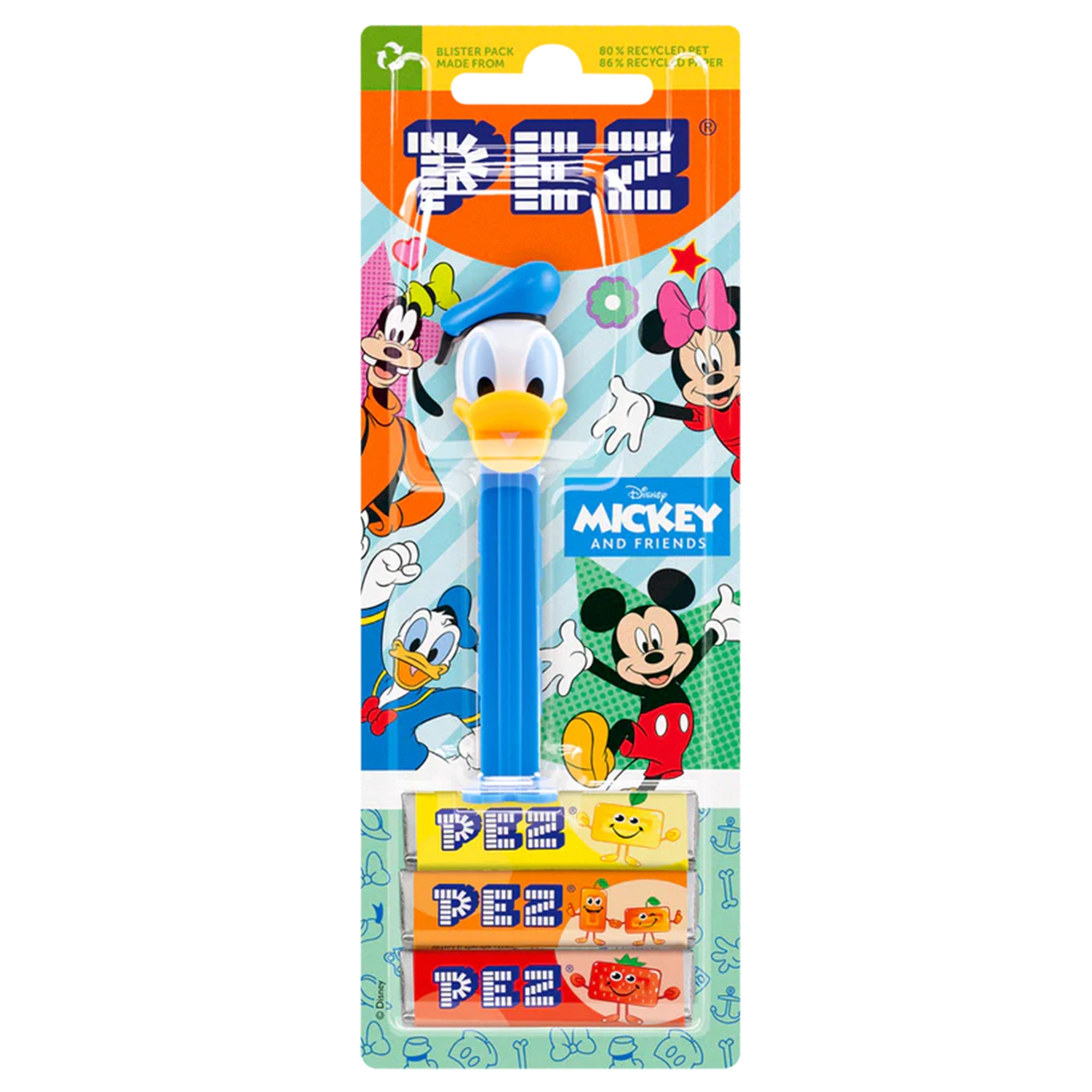 PEZ - Donald Duck "Mickey and Friends" Spender & Bonbons PEZ Spender, Person