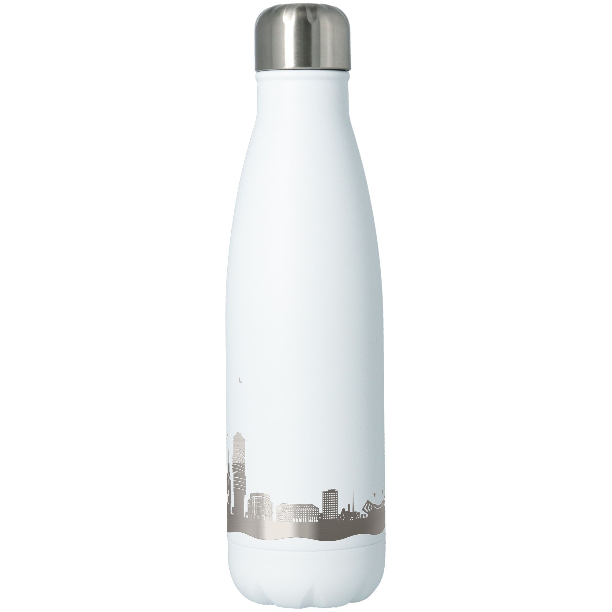 Trinkflasche Skyline Bochum Weiß 500ml