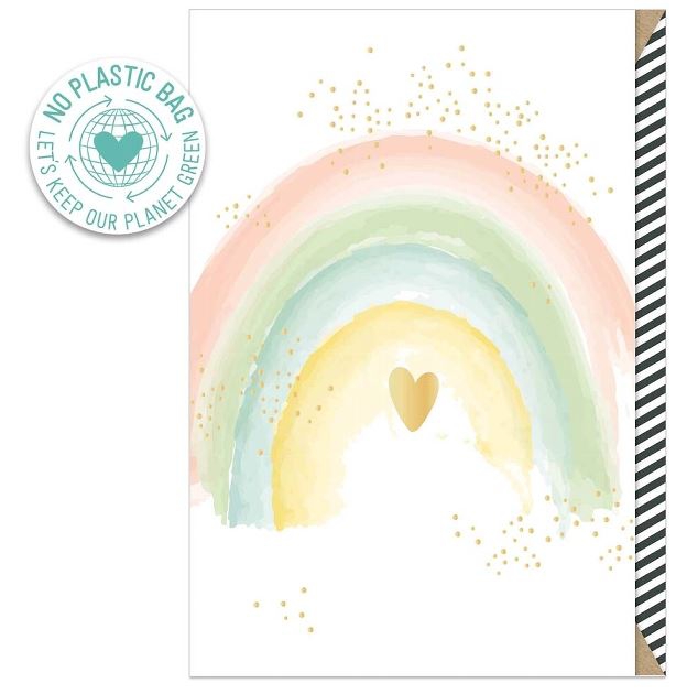 Grußkarte "Regenbogen mit ♥" Grußkarte "Regenbogen mit ♥"