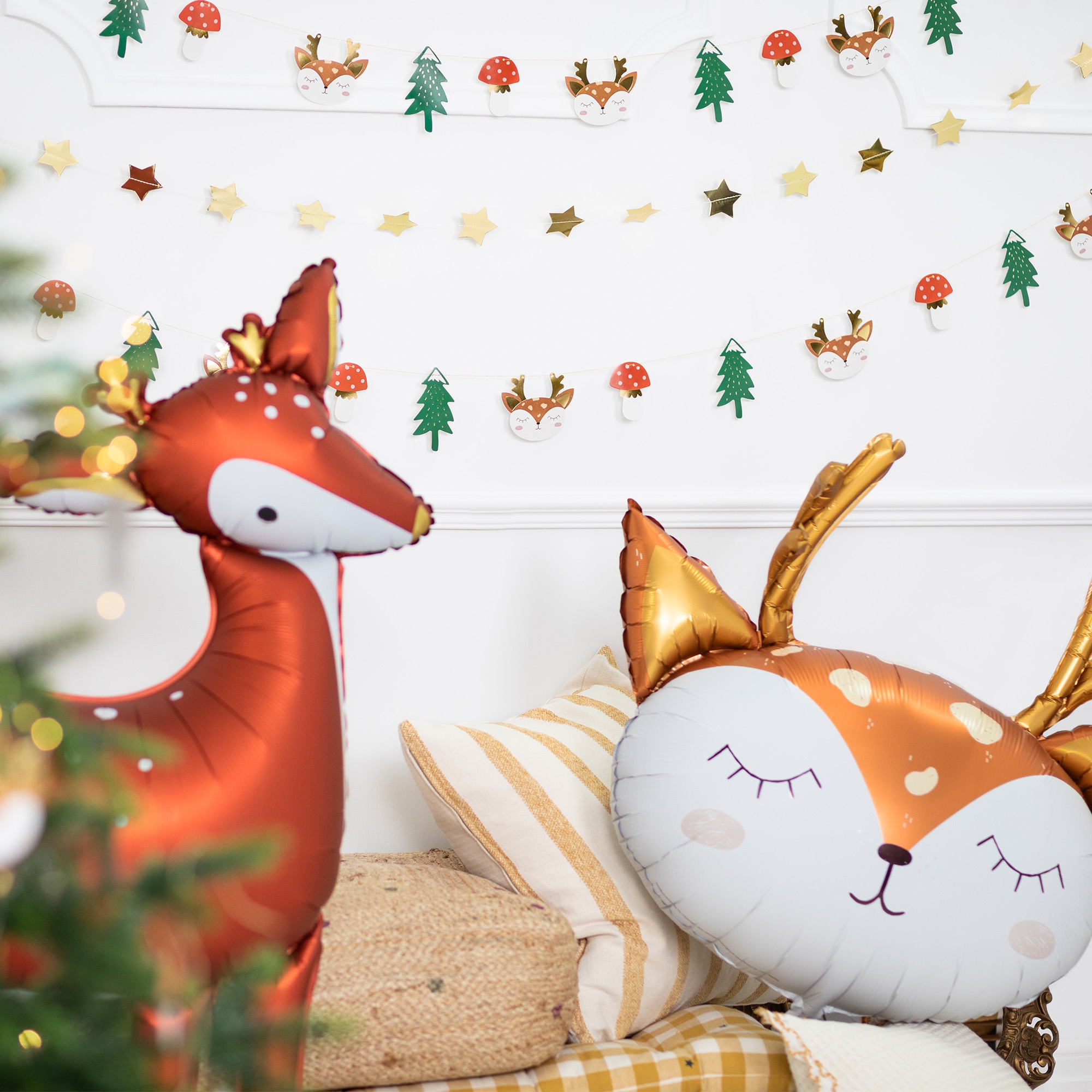 Folienballon "Reh" 73x64cm Folienballon "Reh" 73x64cm