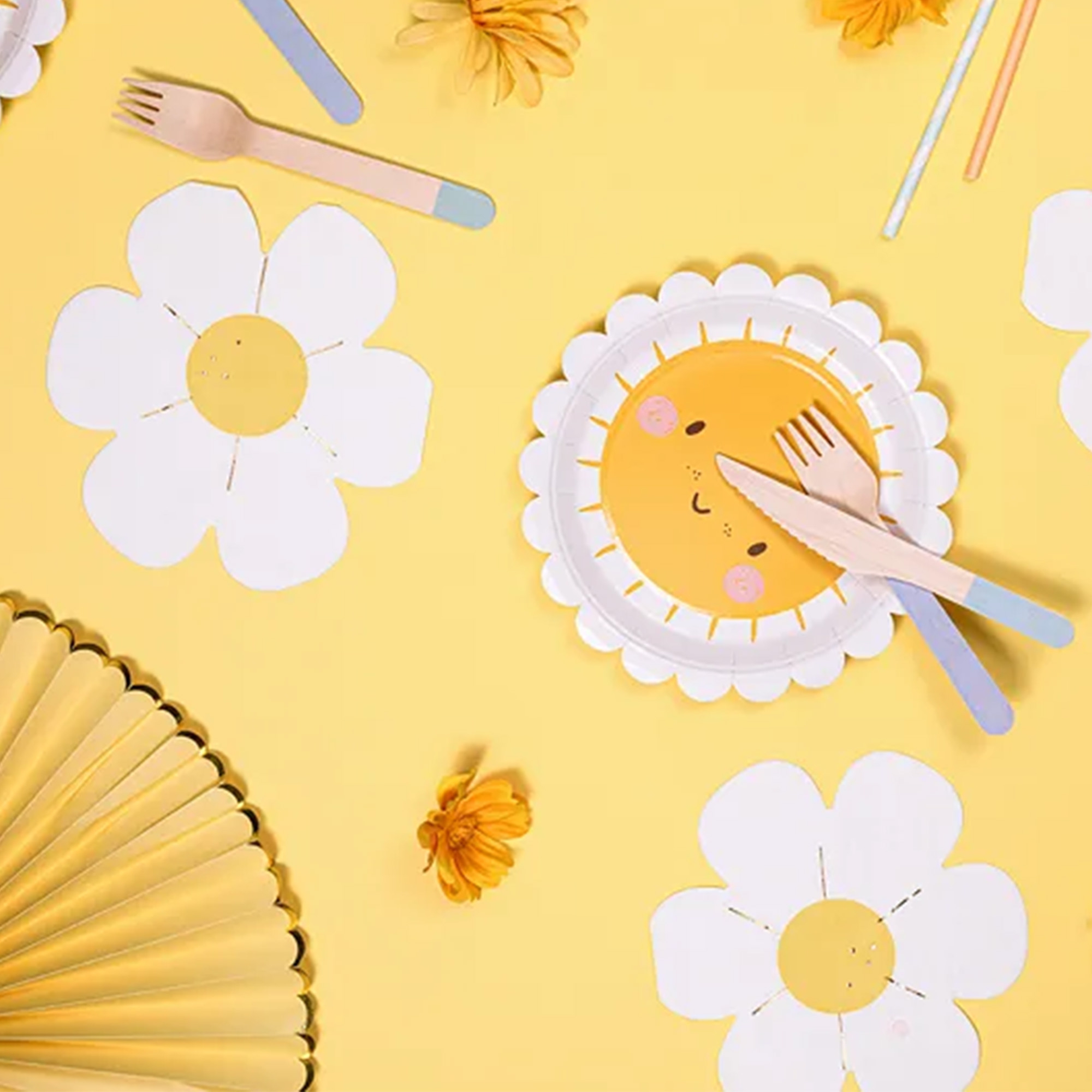 12 Servietten Gänseblümchen