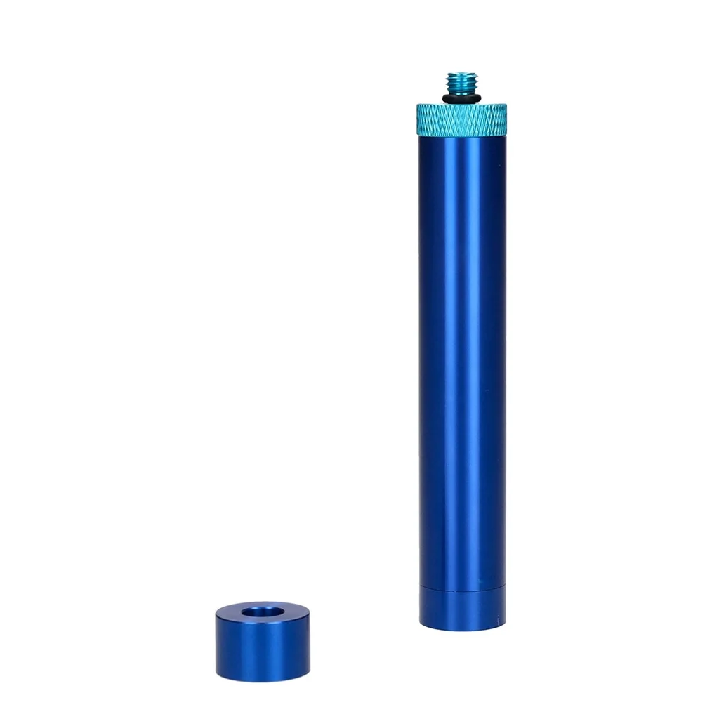 Bleistift, Aluminium, Blau, verstellbar, Kappe